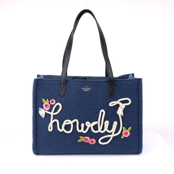 NWT Kate Spade New York WILD ONES HOWDY XL SAM TOTE - Picture 4 of 11